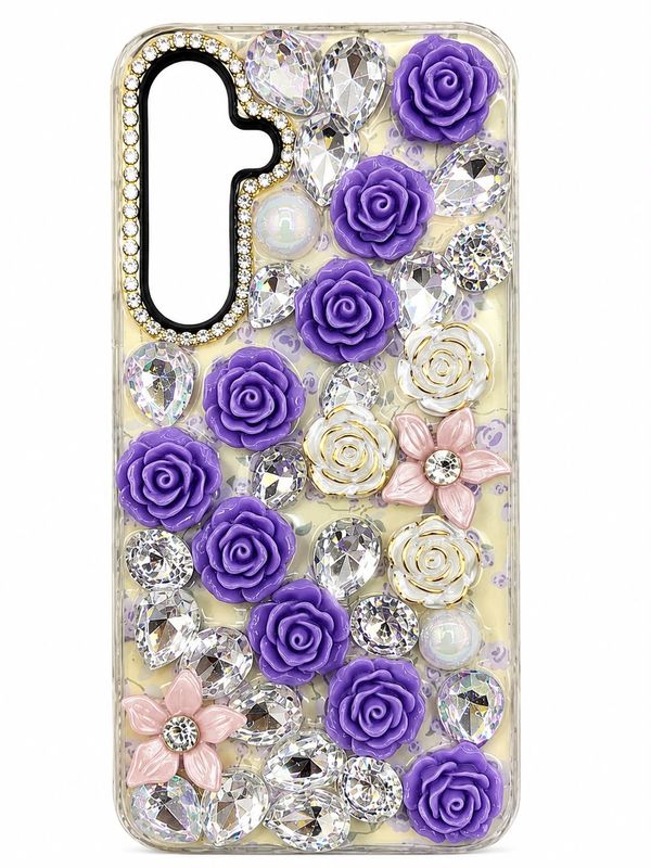 FL diamond case for S24 Fe - Purple