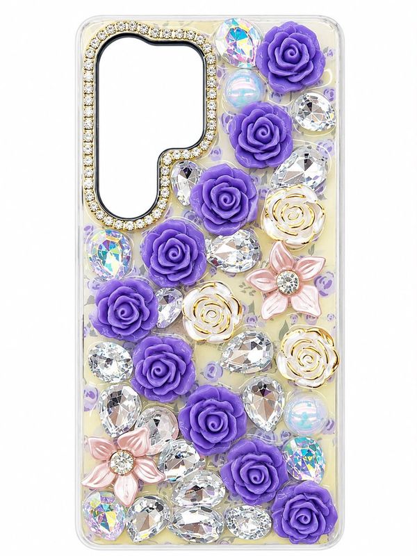 FL diamond case for S24 Ultra - Purple