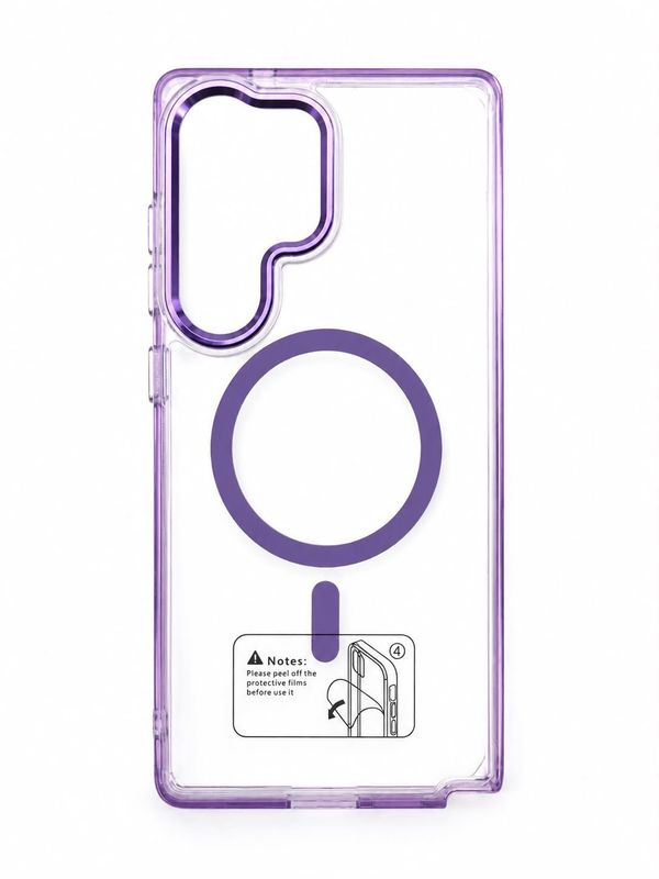 LY Clear Magsafe case for S214 Ultra - Purple