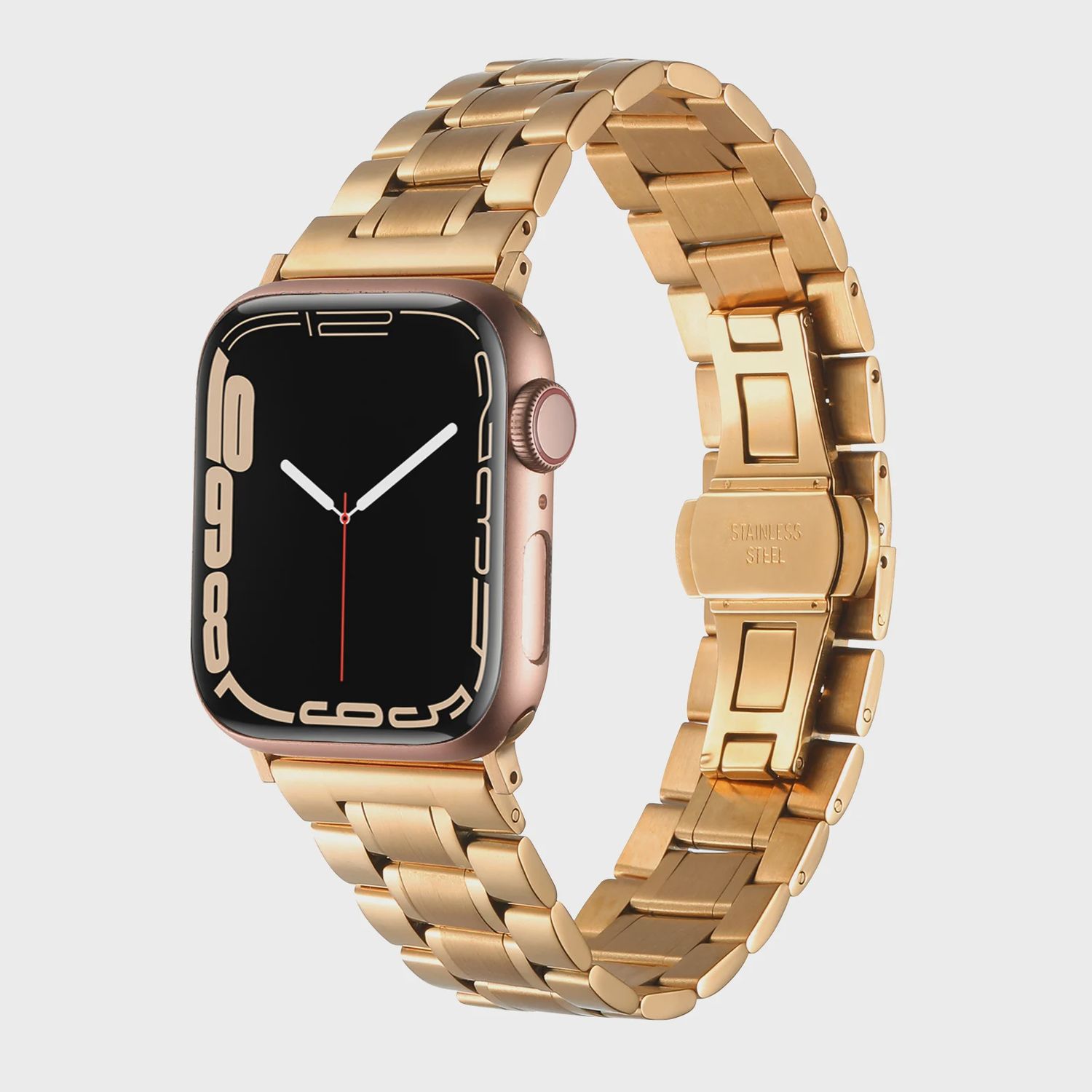 Apple Watch Size Ultra 49/42/44/45mm Executive Metal Watch Band - Rose Gold