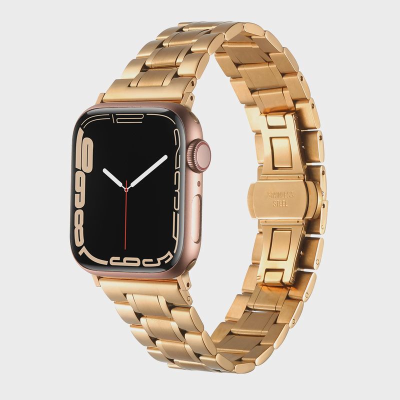 Apple Watch Size Ultra 49/42/44/45mm Executive Metal Watch Band - Rose Gold