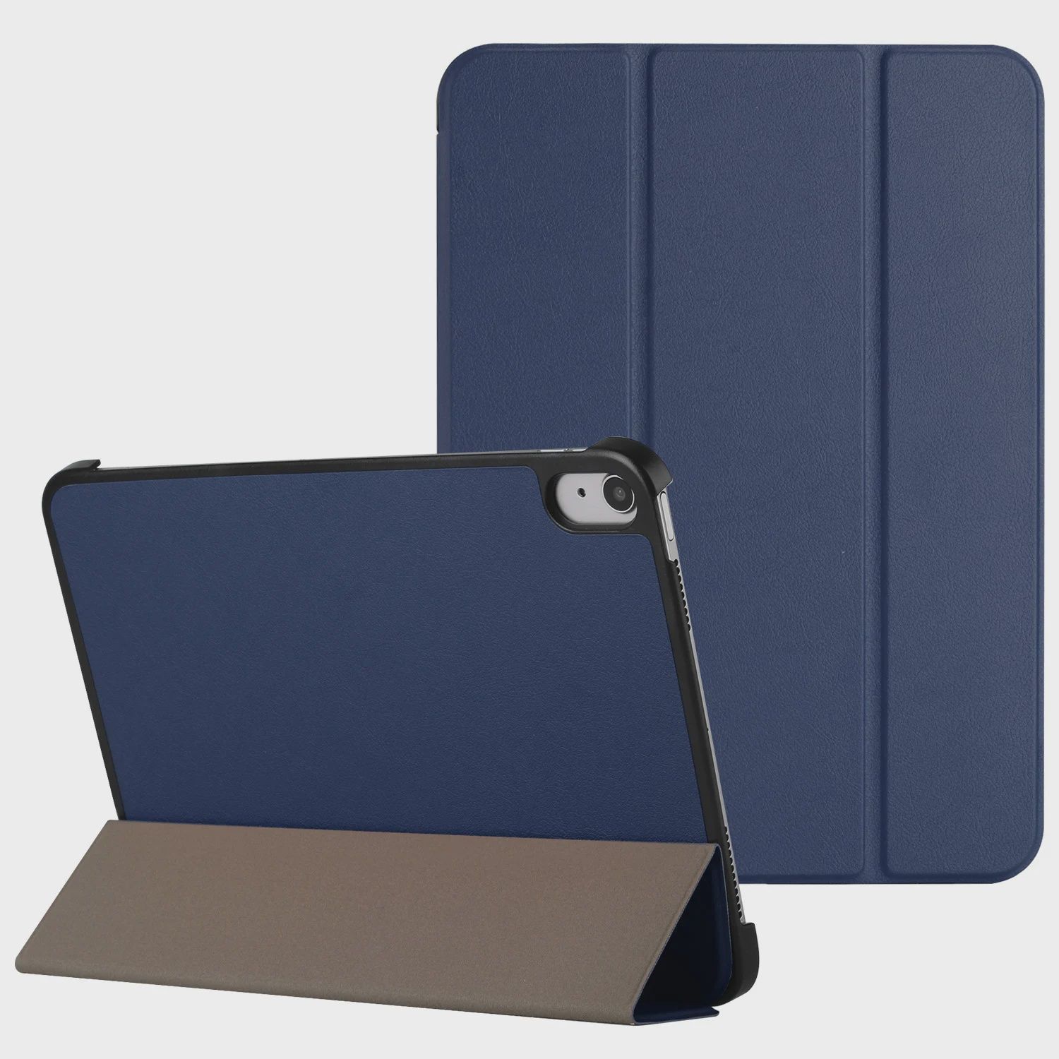 IPad 9.7 inch Trifold Magnetic Closure PU Leather Case Cover - Blue