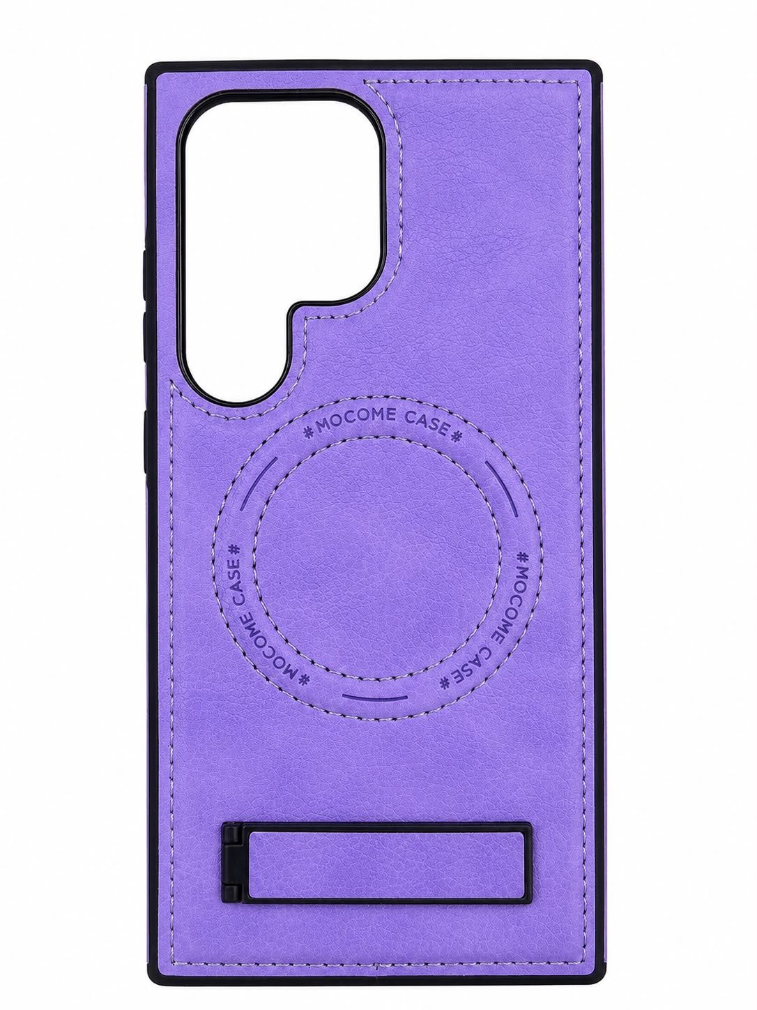 Pu Leather kickstand case for S24 Ultra - Purple
