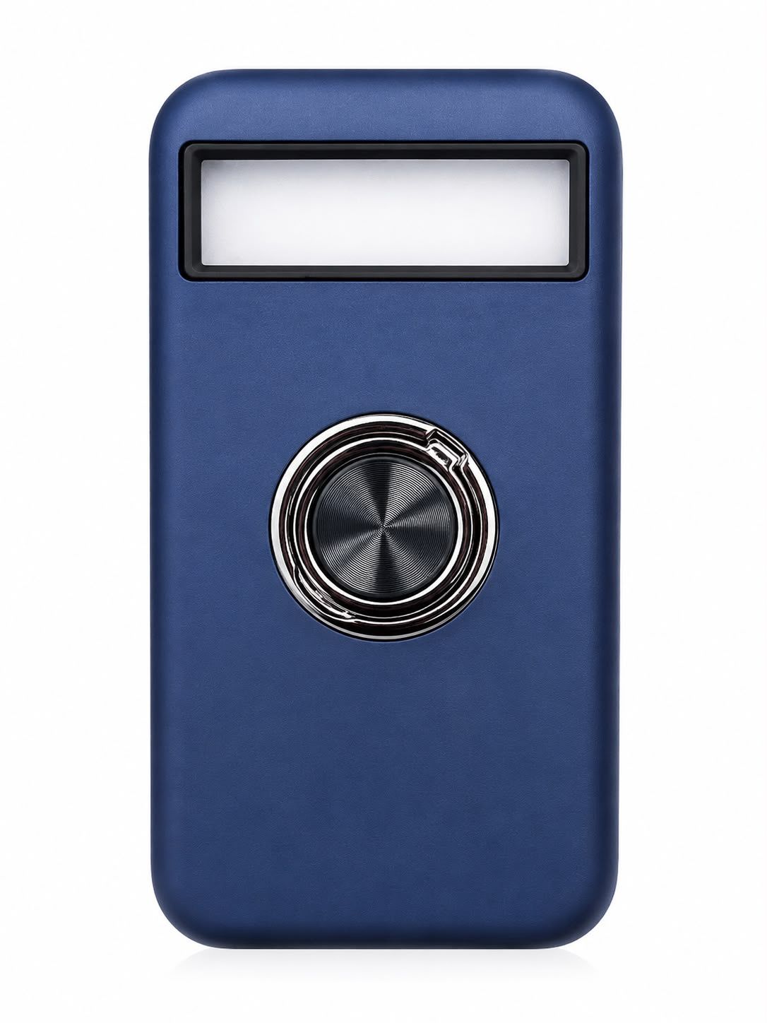 Chief Oil Painted Magnetic Ring Stand Hybrid Case Cover for Pixel 8A- Dark Blue