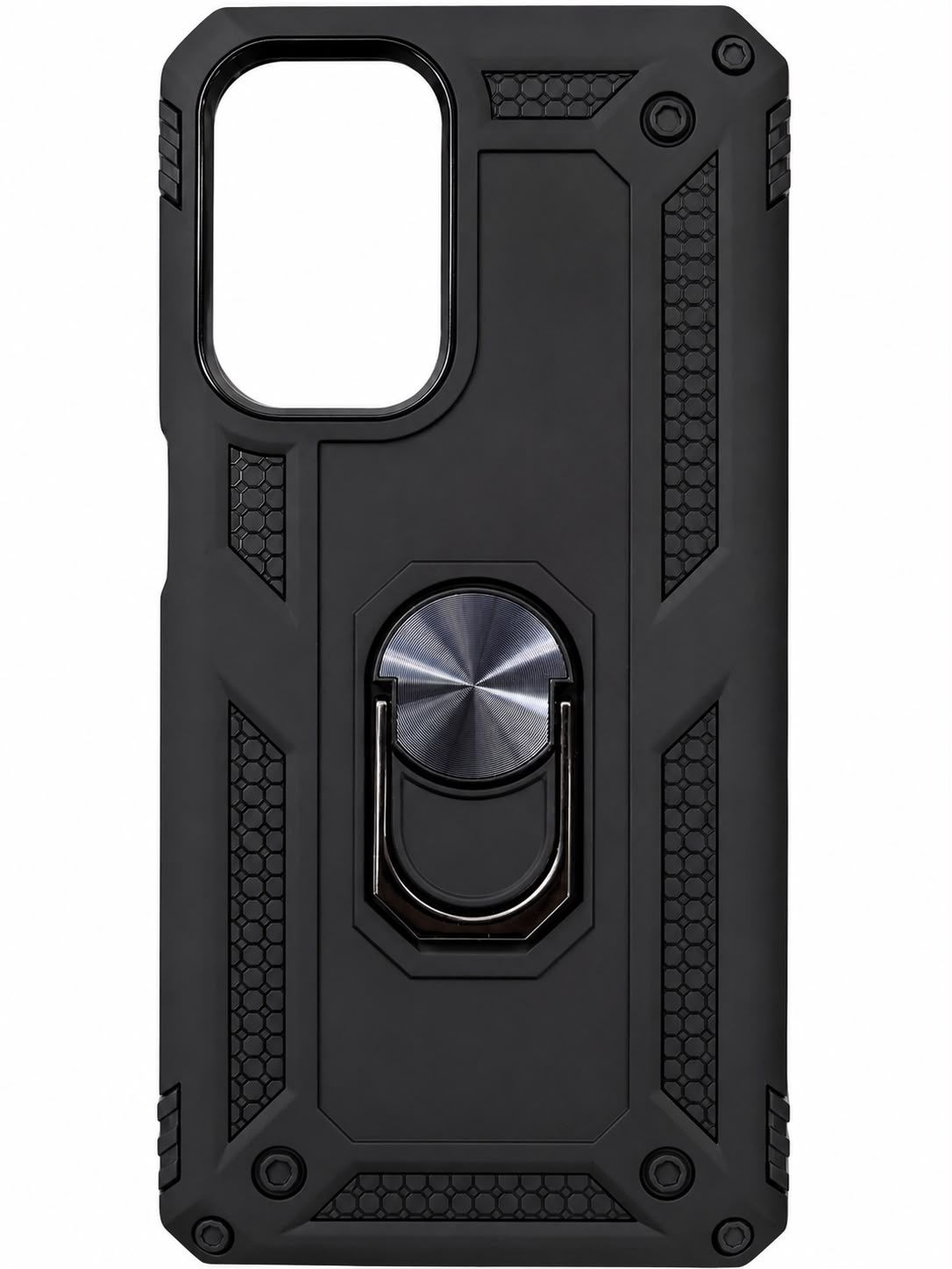 Army shield stand case Samsung A23-4G/5G-Black