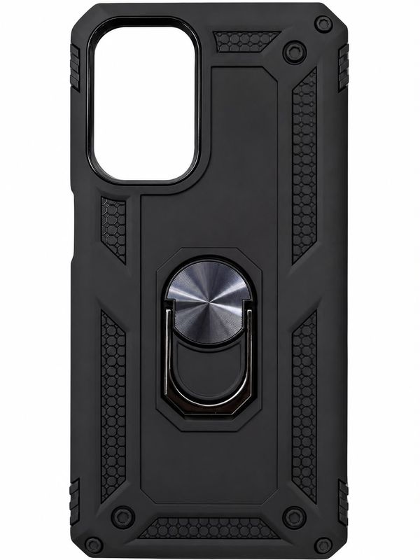 Army shield stand case Samsung A23-4G/5G-Black
