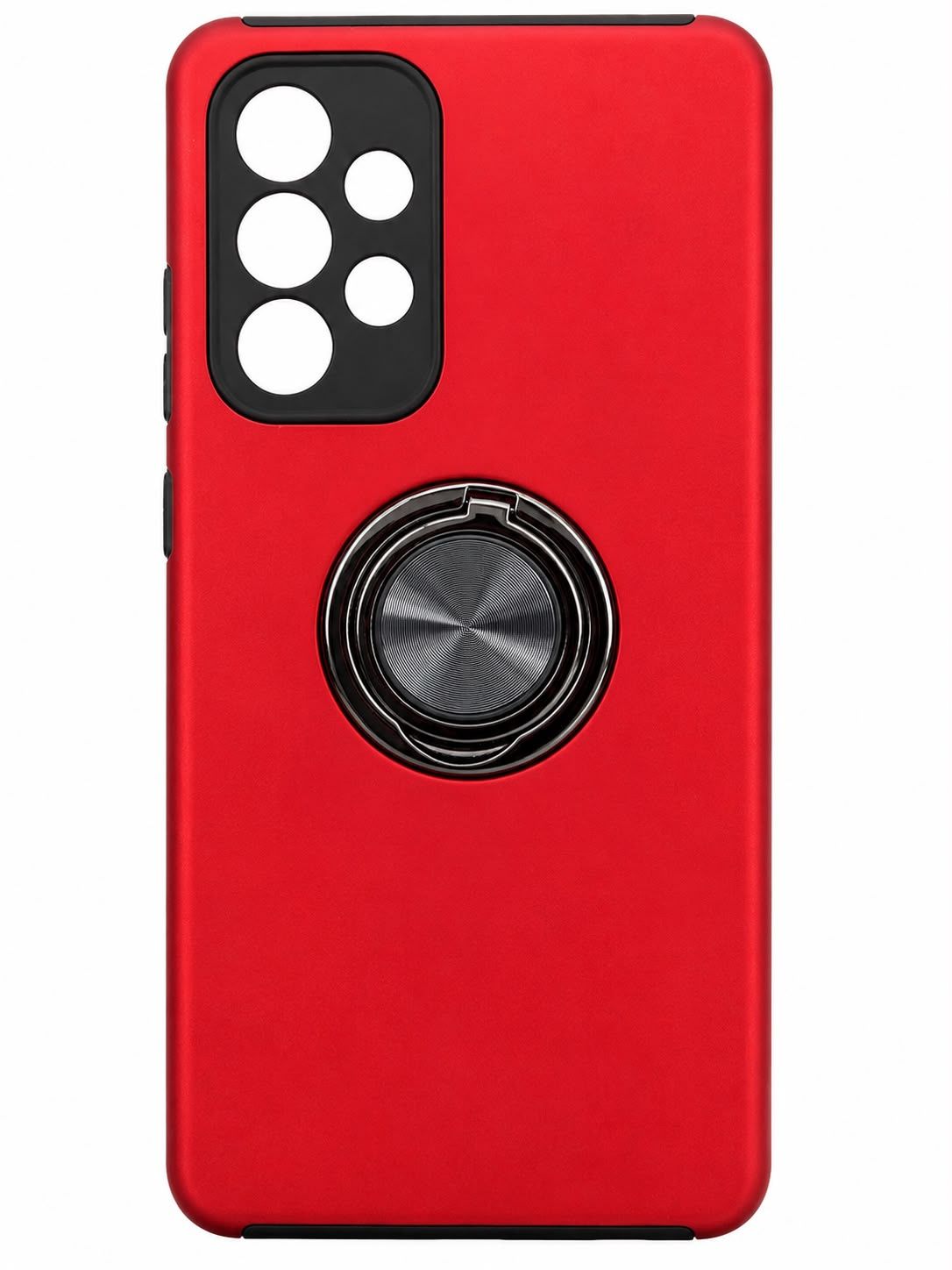 CHIEF Oil Painted Magnetic Ring Stand Hybrid Case Cover  Samsung A53 5G-Red
