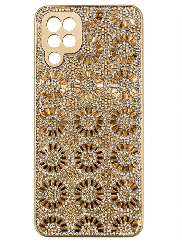 Swaro Star S2 Bling Case Samsung A12 -Gold