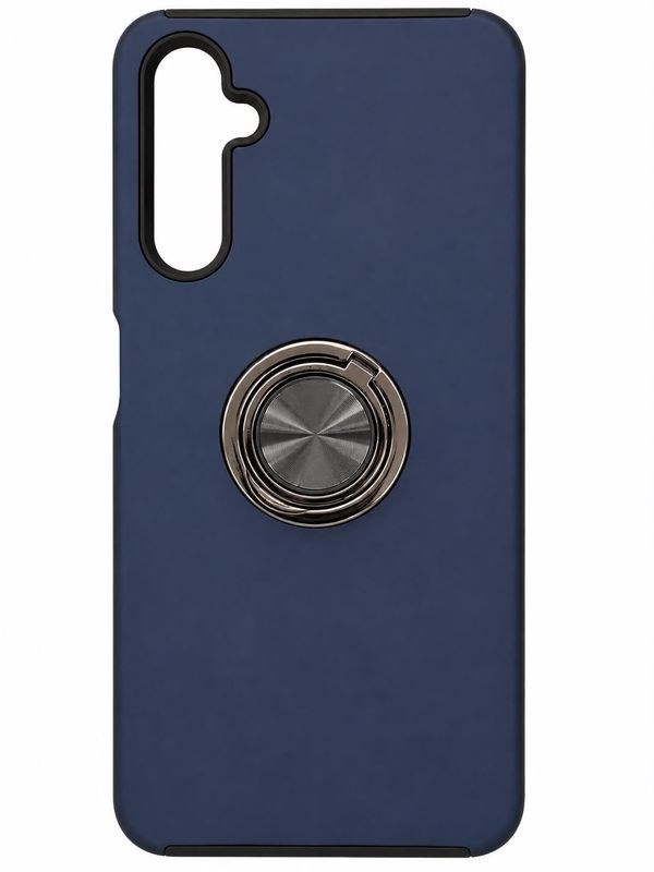 CHIEF Oil Painted Magnetic Ring Stand Hybrid Case Cover  Samsung A05S-Blue