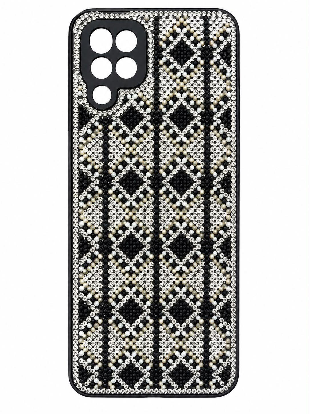 Swaro Star S7 Bling Case Samsung A12 -Black