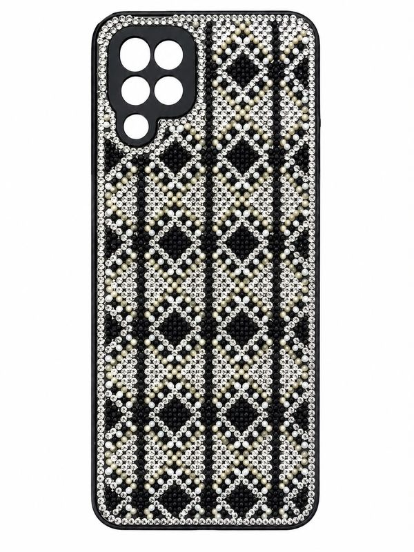 Swaro Star S7 Bling Case Samsung A12 -Black
