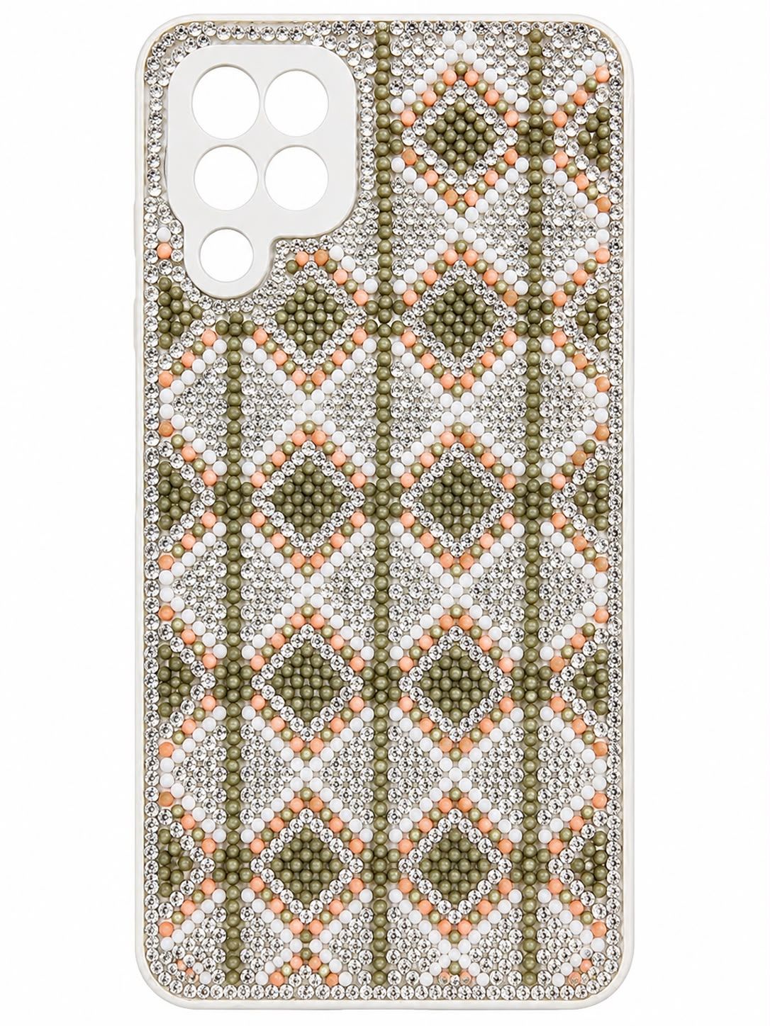 Swaro Star S7 Bling Case Samsung A12 - White