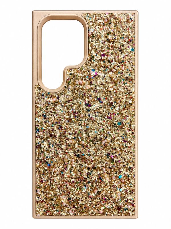 Mix Glitter Phone Case for S24 Ultra - Gold