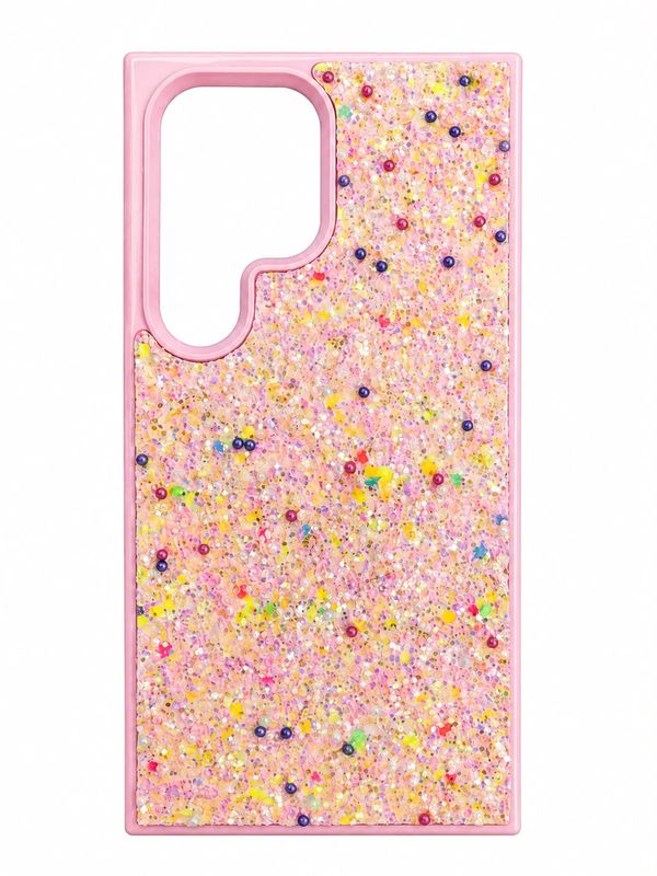 Mix Glitter Phone Case for S24 Ultra - Pink