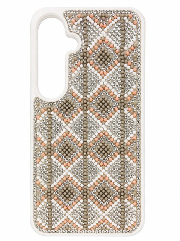 Swaro Star S7 Bling Case for S25- White