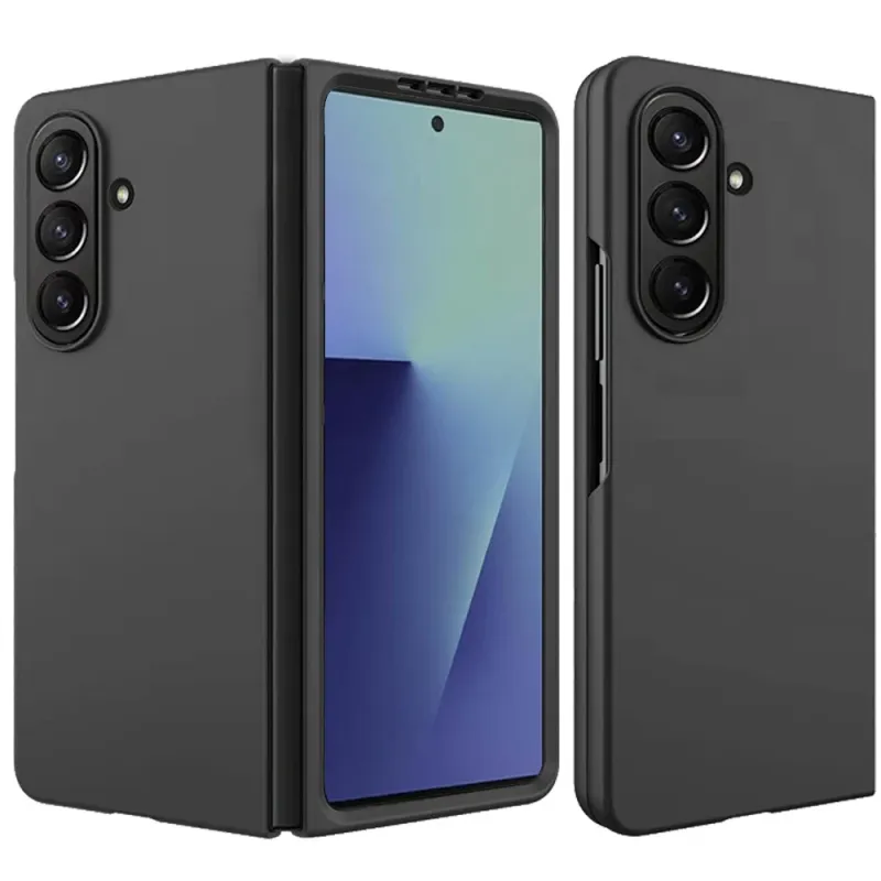 Flip Snap On Premium Matte Finish Case Cover Samsung Z Fold 8 Ultra - Black