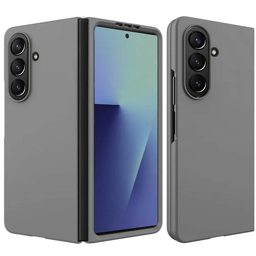 Flip Snap On Premium Matte Finish Case Cover Samsung Z Fold 8 Ultra - GRAY
