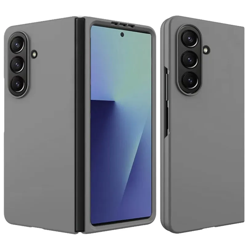 Flip Snap On Premium Matte Finish Case Cover Samsung Z Fold 8 Ultra - GRAY