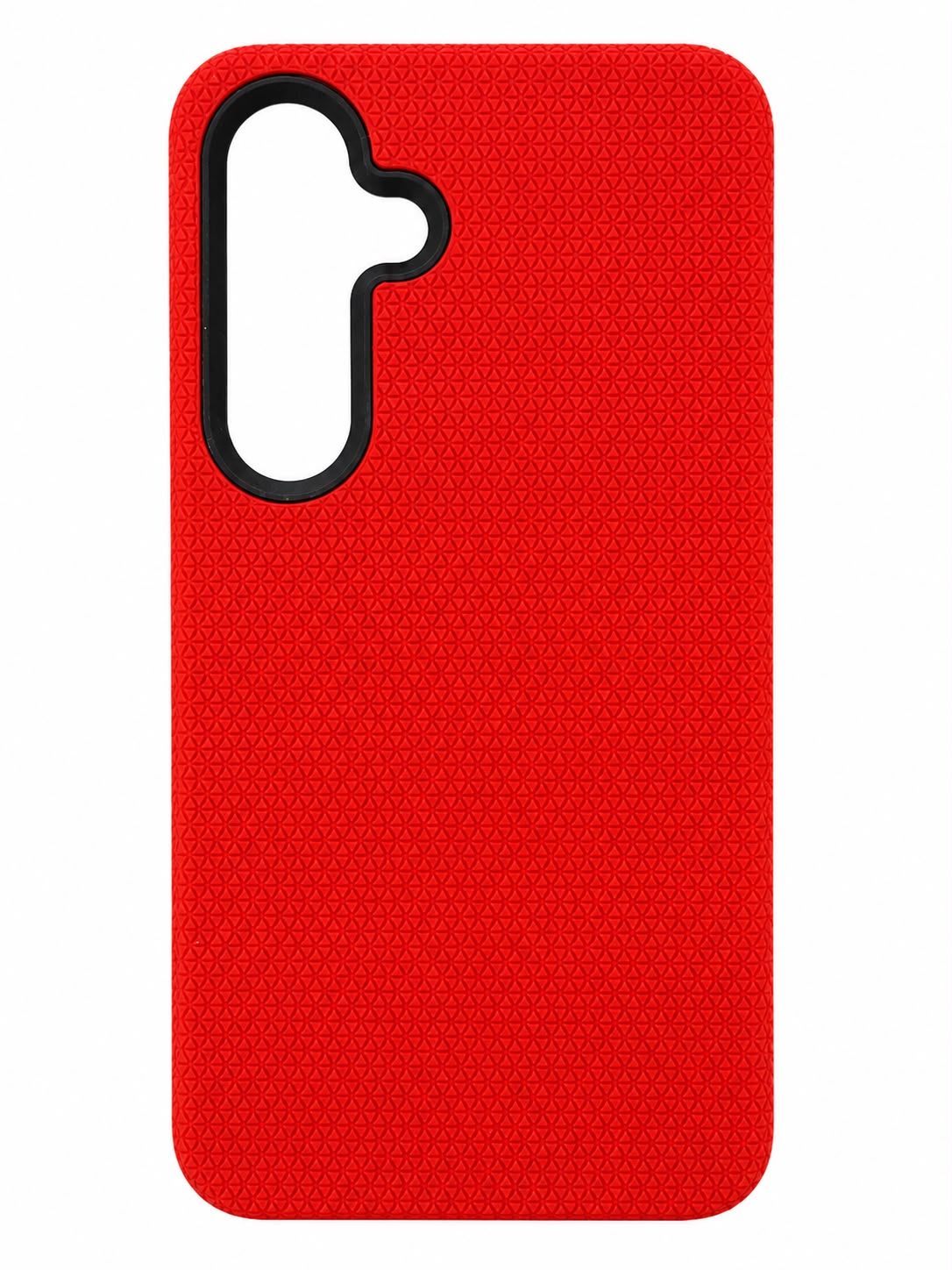 TRIANGLE HYBRID  CASE FOR S25 - Red