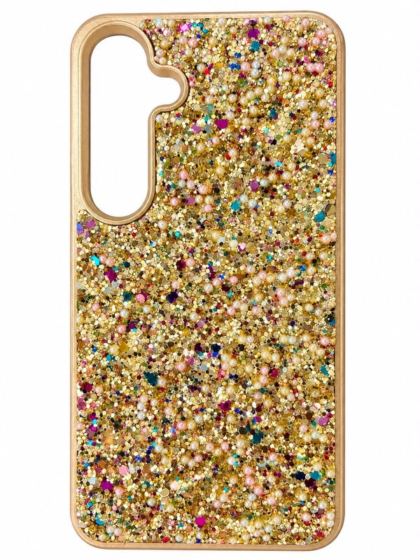 Mix Glitter Phone Case for S25 plus -Gold