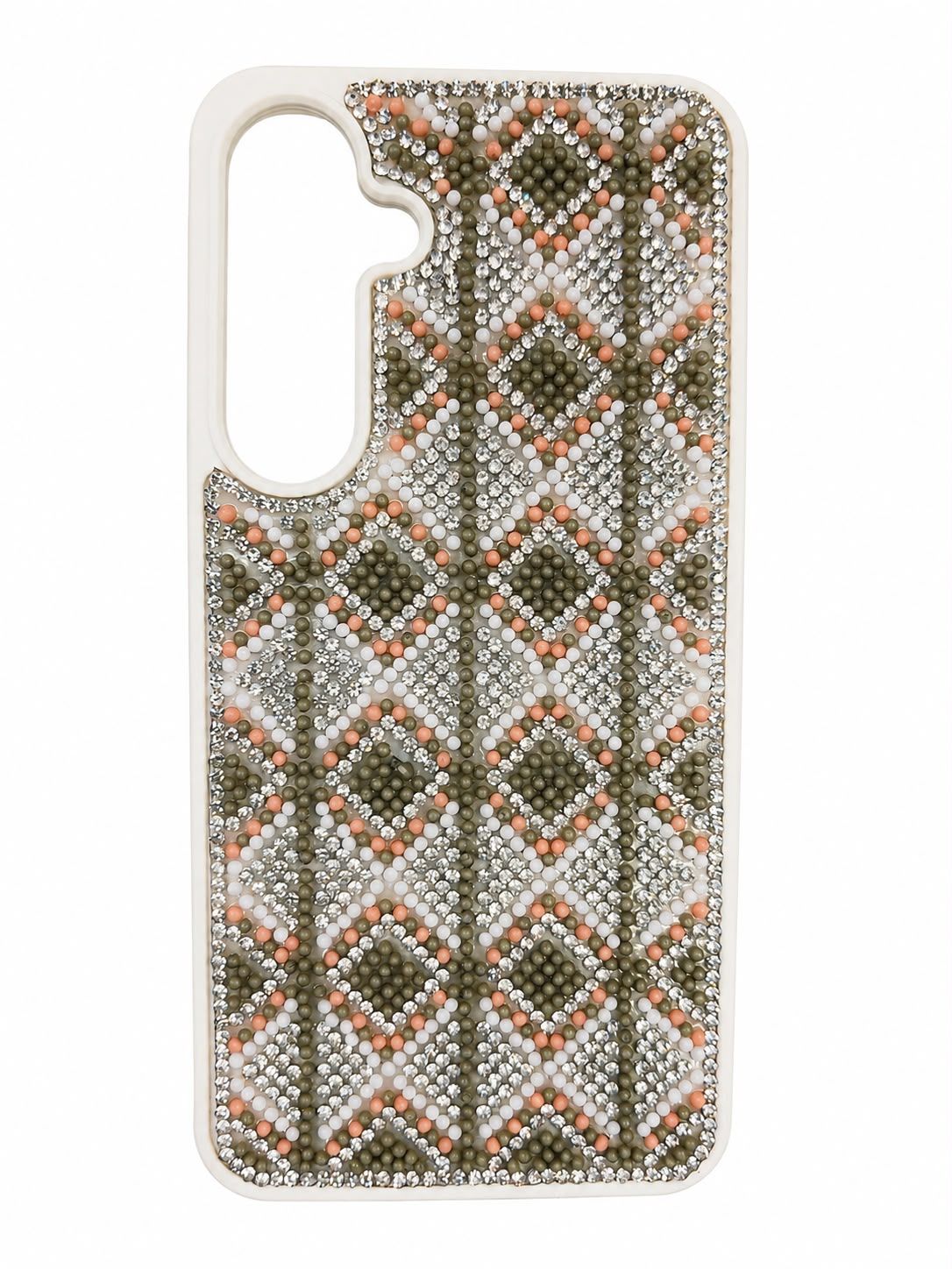 Swaro Star S7 Bling Case for S25 Plus - White