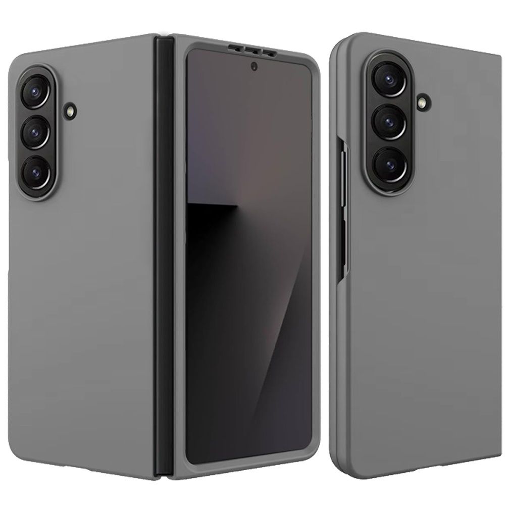 Samsung Z Fold 7 Flip Snap On Premium Matte Finish Case Cover - Gray