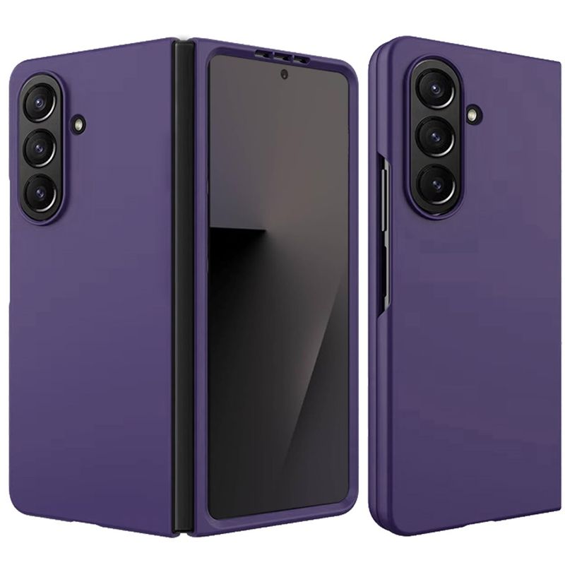 Samsung Z Fold 7 Flip Snap On Premium Matte Finish Case Cover - Purple