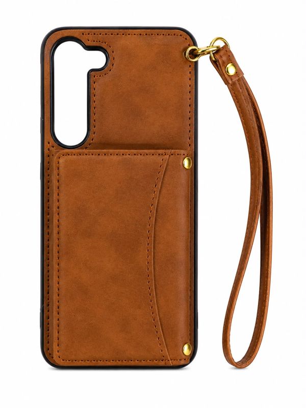 Multi Card Wallet Case - 03 for S23 Plus - Brown