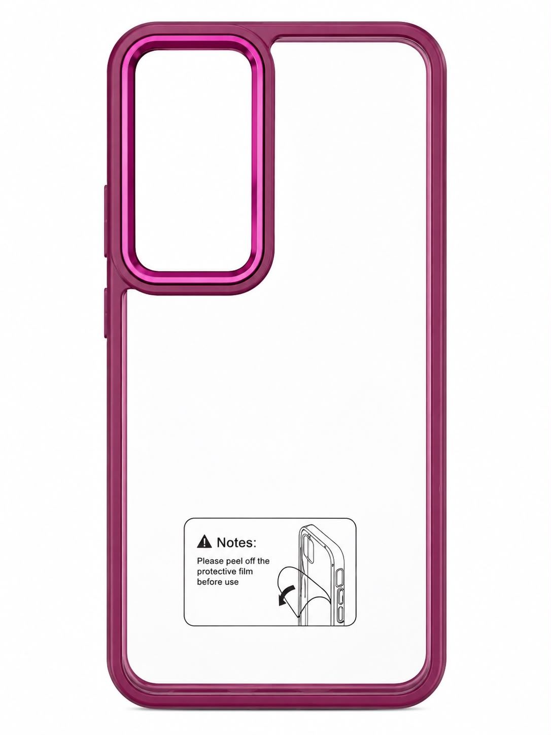 METAL CAMERA TPU BUMPER CASE FOR S23 - Magenta