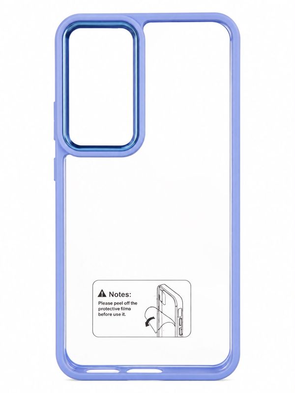 METAL CAMERA TPU BUMPER CASE FOR S23 - Blue