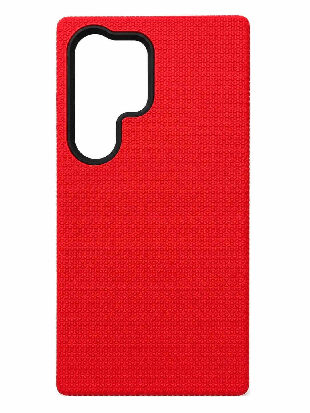TRIANGLE HYBRID  CASE FOR S24 Ultra - Red