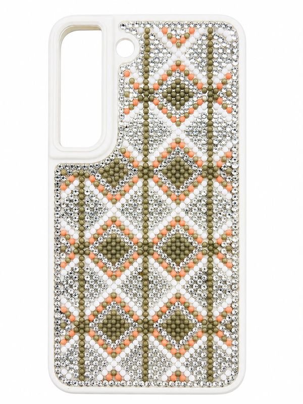 Swaro Star S7 Bling Case for S22 - White