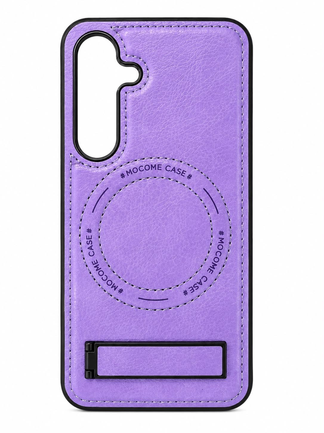 Pu Leather kickstand case for S24 - Purple