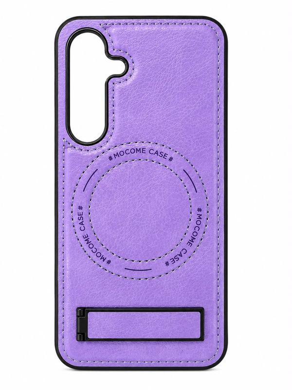 Pu Leather kickstand case for S24 - Purple