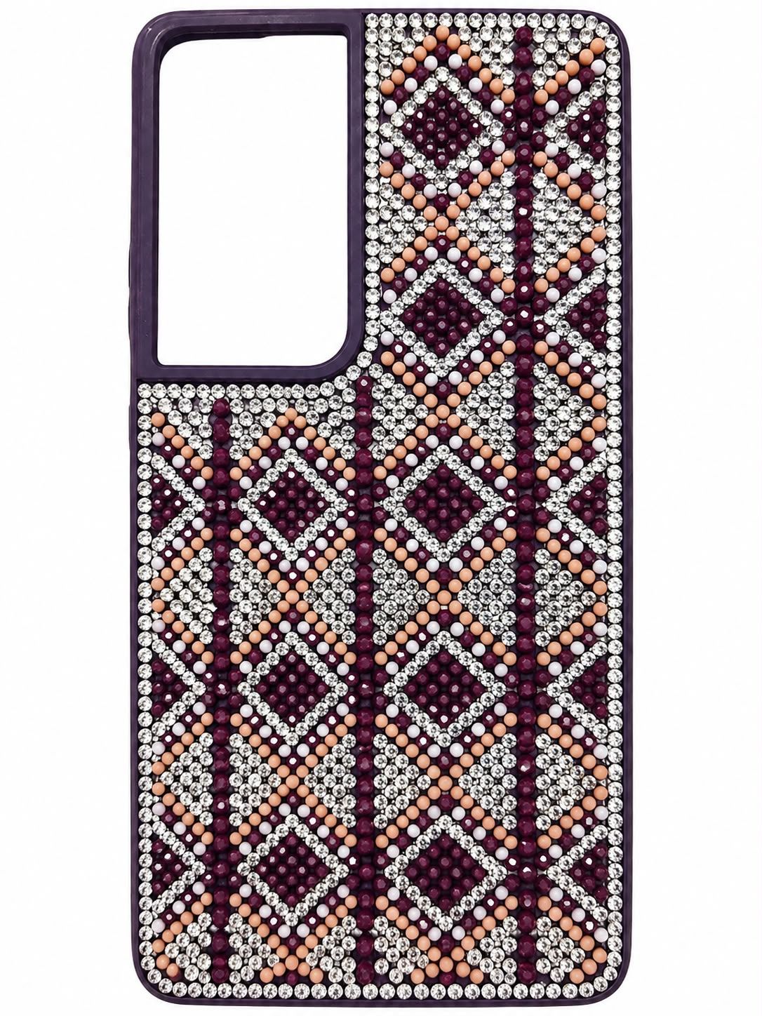 Swaro Star S7 Bling Case for S21 Ultra - Dark Purple
