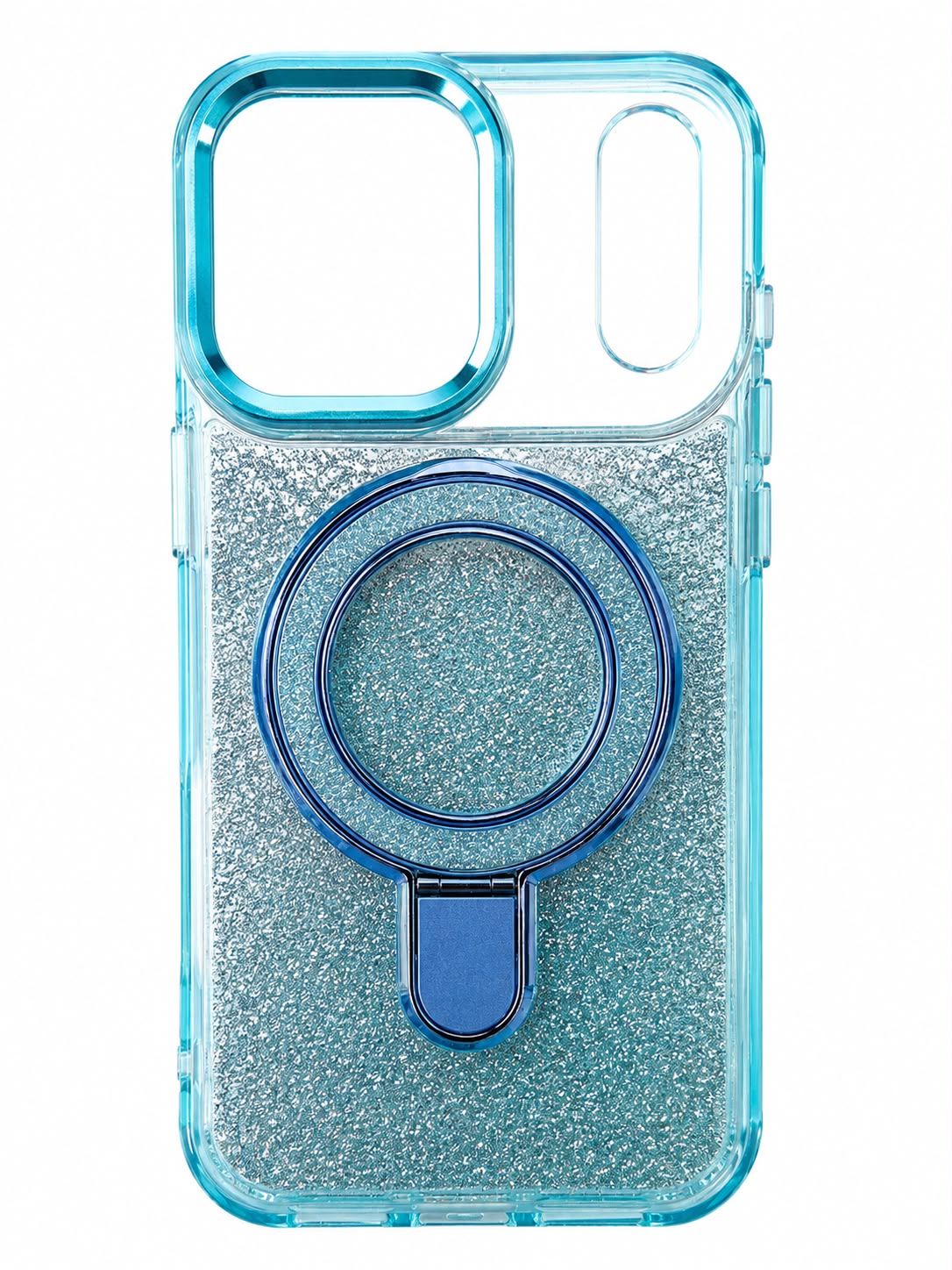 Shinning Case with Kickstand Magsafe Compatible Case for iphone 17 Pro Max -Teal