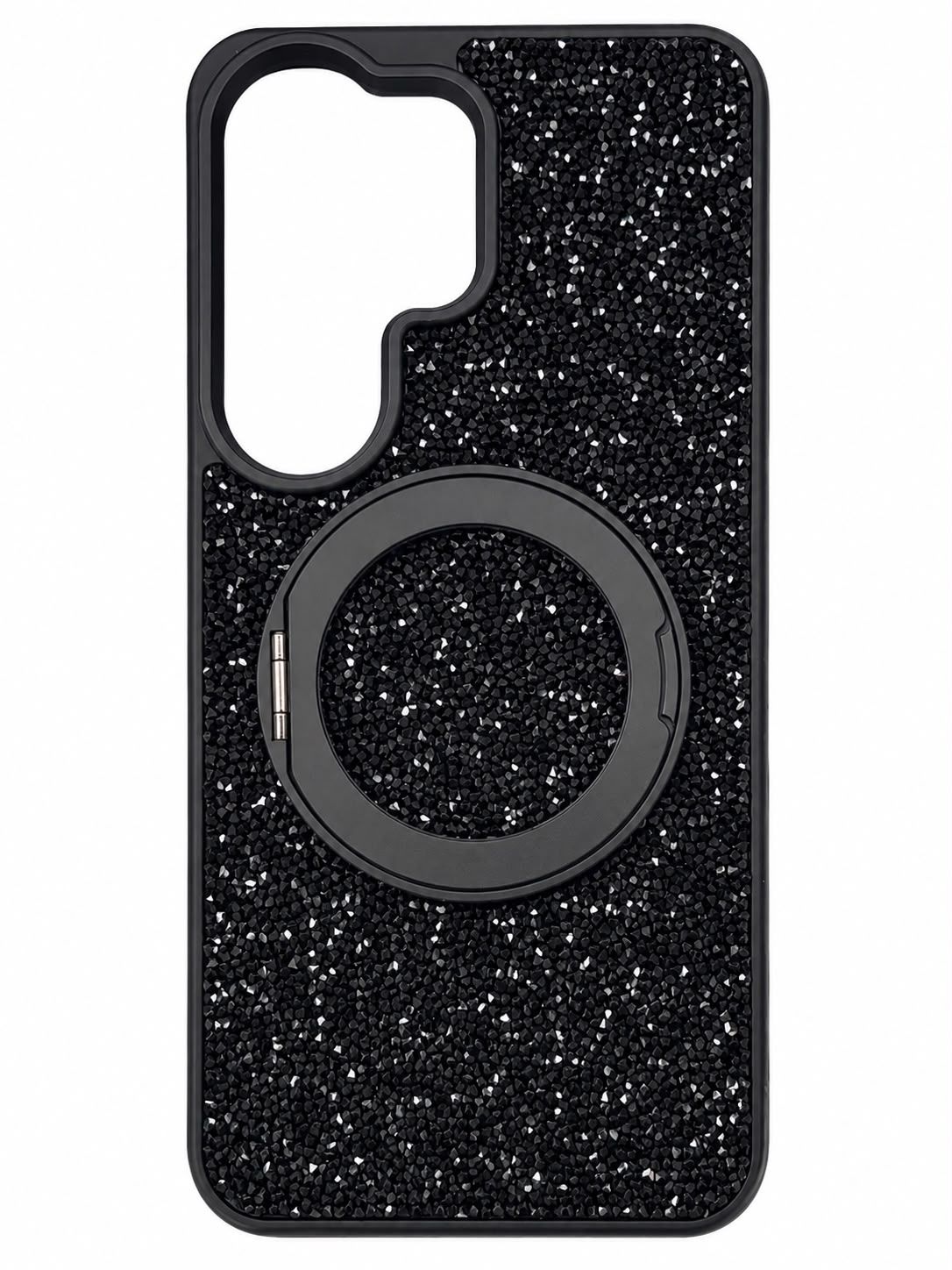 Diamond Case With 360 Roatating Magsafe Samsung S26 Ultra -Black