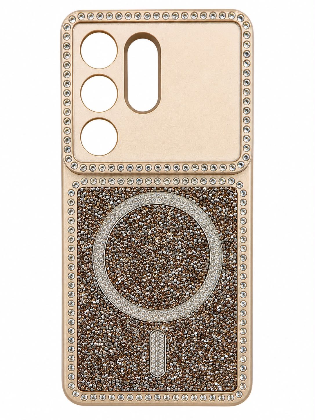Crushed Diamond Case With Magsafe Samsung S26 Ultra - Golden