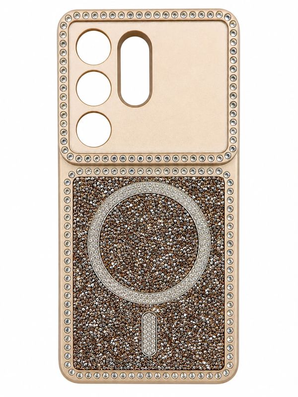 Crushed Diamond Case With Magsafe Samsung S26 Ultra - Golden