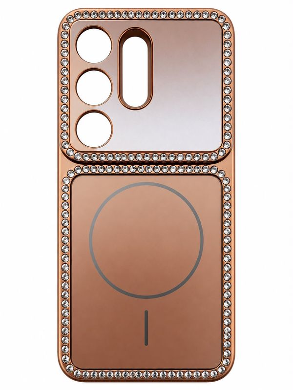 Colorful Magsafe Case with Diamond Samsung S26 Ultra- Gold