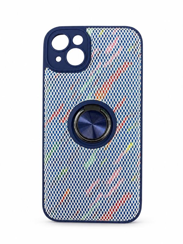 QYR-PU-CASE Web For Iphone 13/14/15- Blue