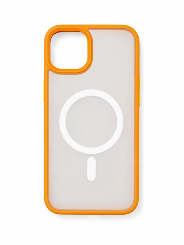 PURE CLEAR CRYSTAL magsafe clear case for iphone 13/14/15 - Gold