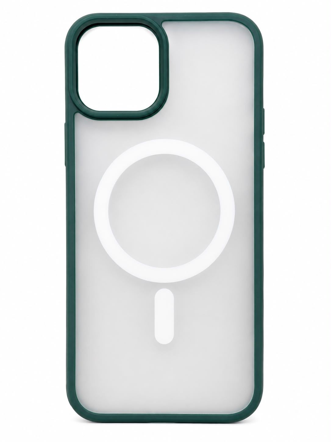 PURE CLEAR CRYSTAL magsafe clear case for iphone 13/14/15 - Green