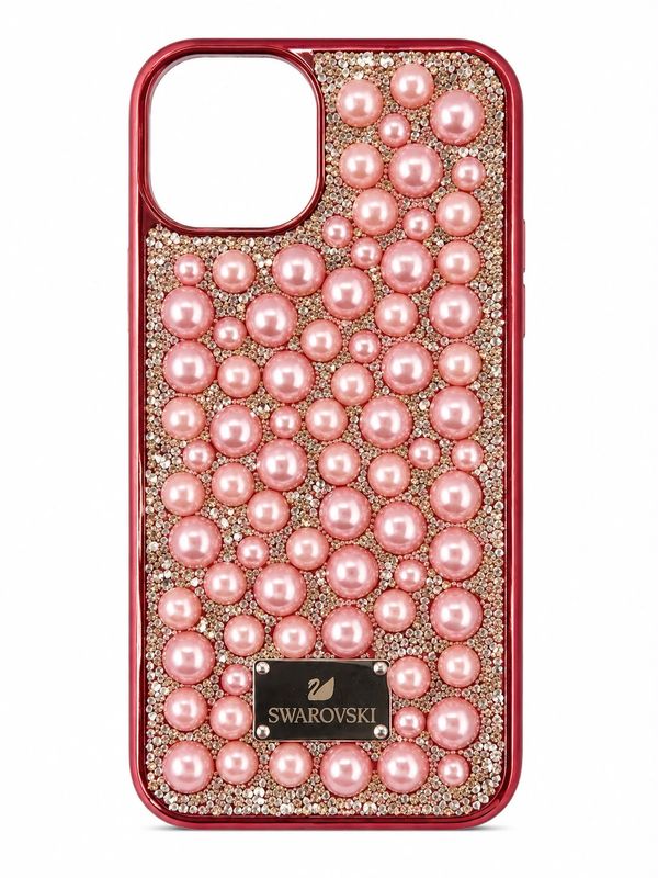 PIPE DRILL/ PEARL CASE FOR Iphone 13/14/15- Pink