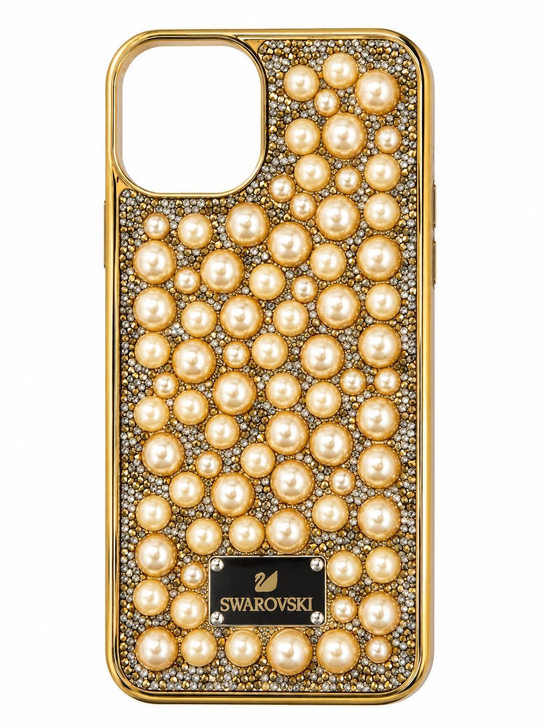 PIPE DRILL/ PEARL CASE FOR Iphone 13/14/15- Gold