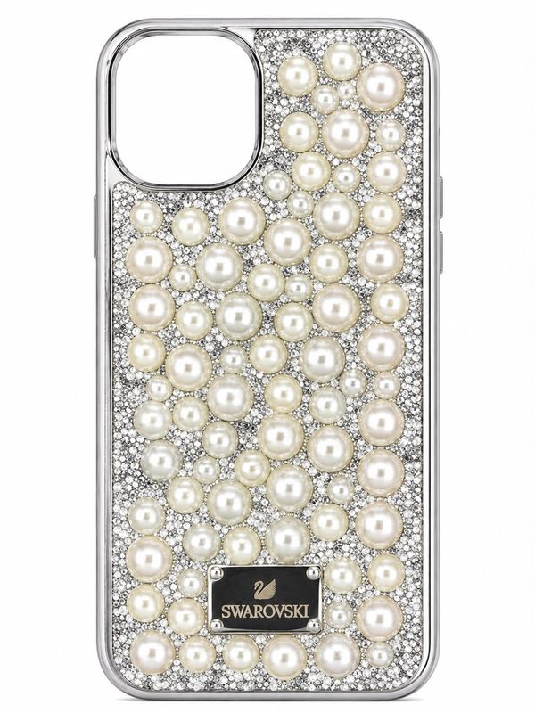 PIPE DRILL/ PEARL CASE FOR Iphone 13/14/15- Silver