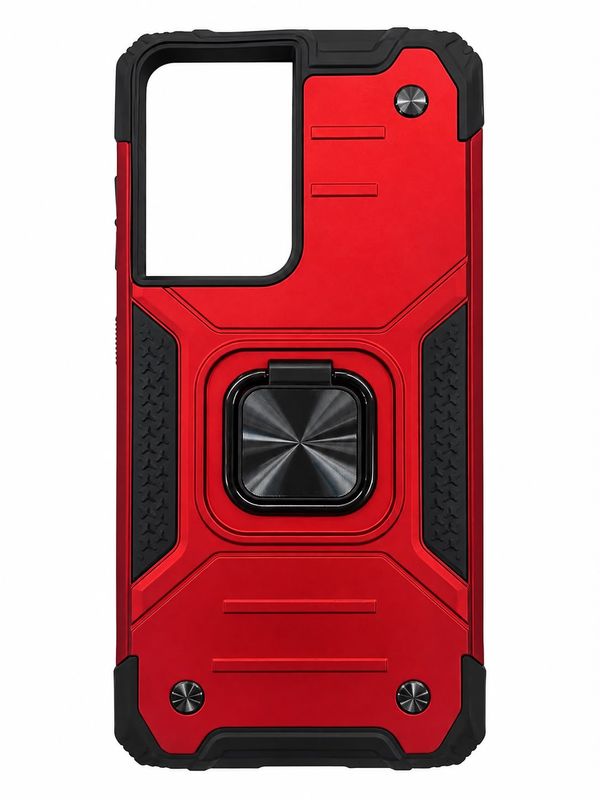 UNION MAGNET RING CASE FOR S21 Ultra -Red