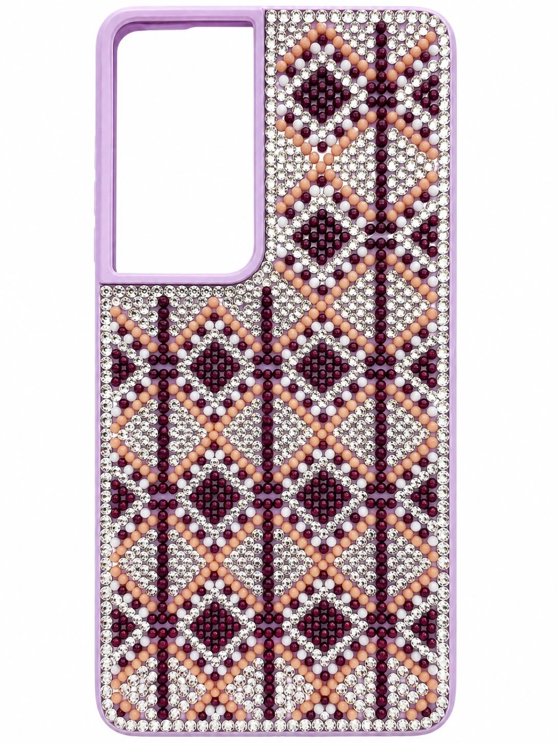 Swaro Star S7 Bling Case for S21 FE - Light Purple