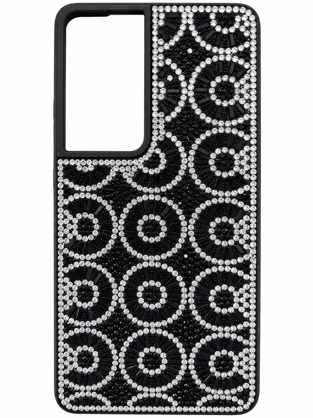 Swaro Star S3 Bling Case For S21 Fe - Black