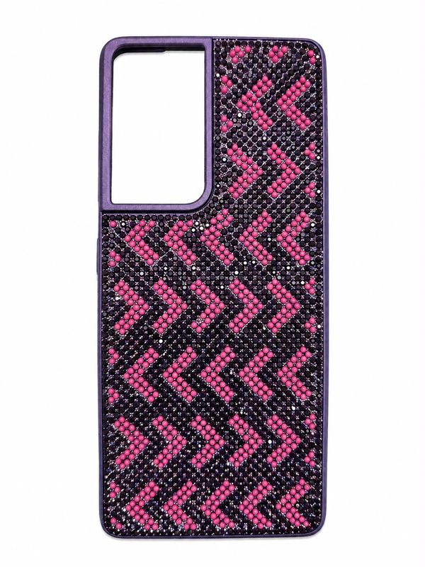 Swaro Star S2 Bling Case for S21 FE - Dark Purple